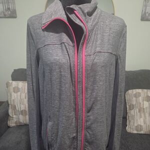 Women's Lululemon Gray and Pink Jacket